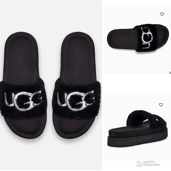 UGG NWOT Laton Sheep wool slides - Picture 1 of 9